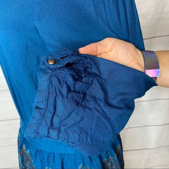 Urban Outfitters Ecote teal dres L - Picture 11 of 11